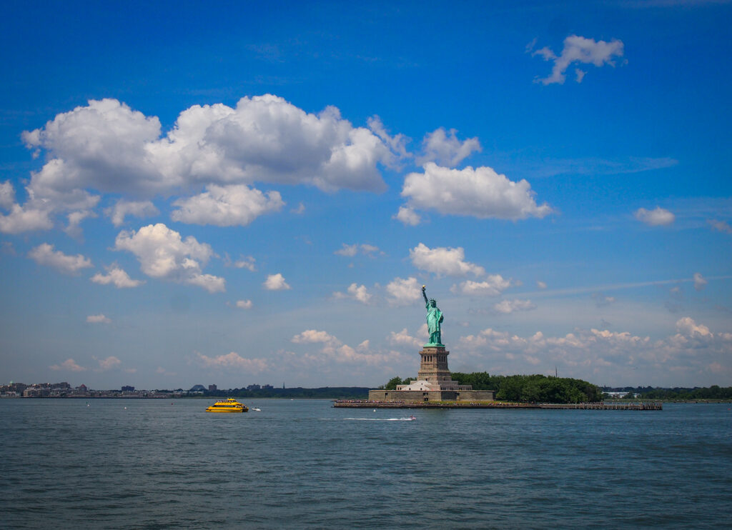 Statue of Liberty from Staten Island ferry.