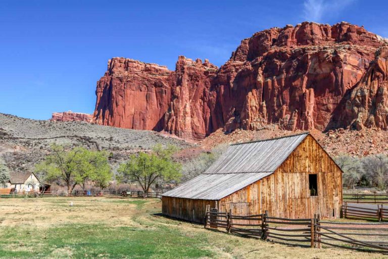 Gifford Homestead Barn in Fruita, Capitol Reef National Park, Utah