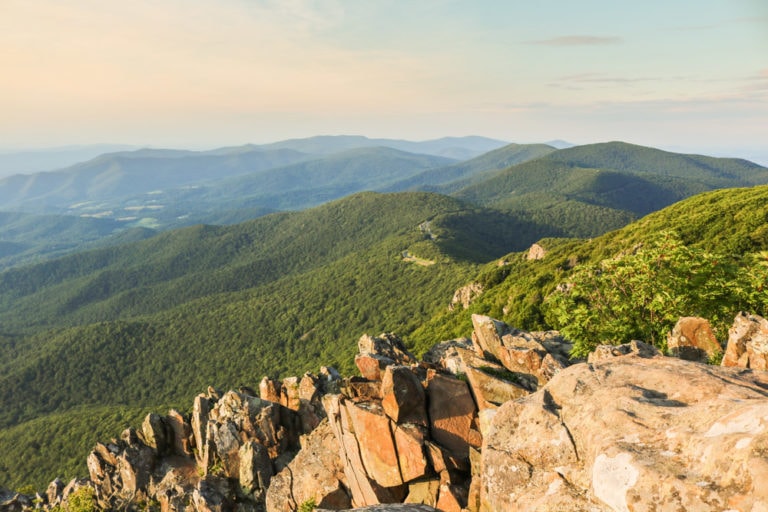 Hiking the Stony Man Trail, Shenandoah National Park, Virginia