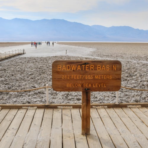 Badwater Basin in Death Valley National Park, California