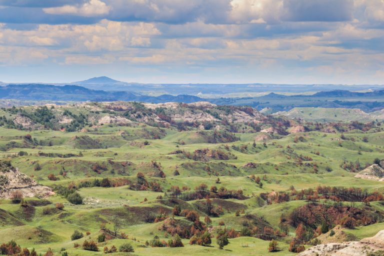 Boicourt Overlook in Theodore Roosevelt National Park, North Dakota