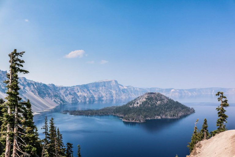 Wizard Island in Crater Lake, Oregon