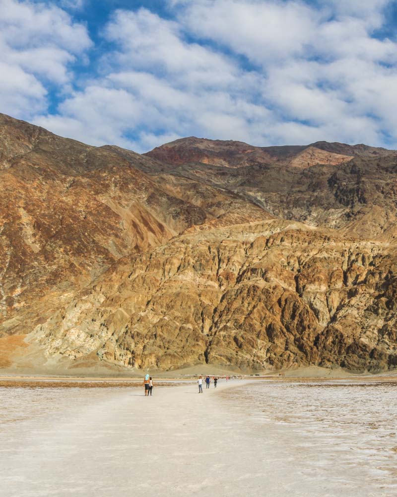 Badwater Basin in Death Valley National Park, CA