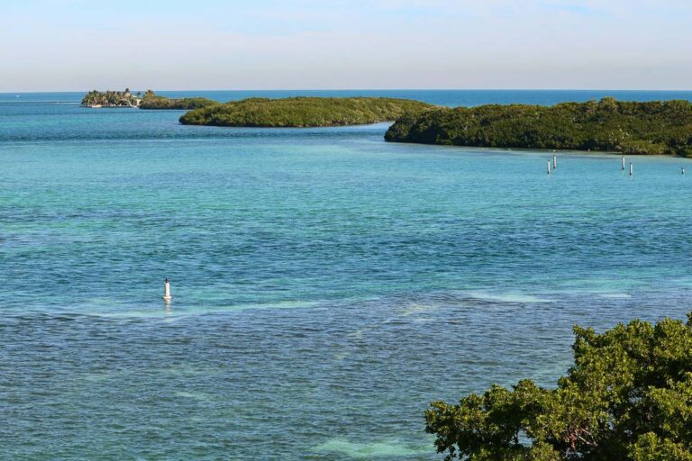 Ragged Keys seen from the Boca Chita Key Lighthouse in Biscayne National Park, Florida