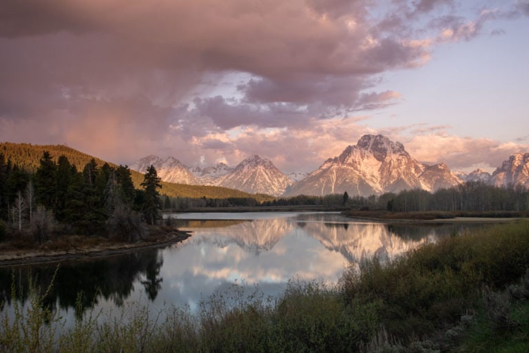 Oxbow Bend sunrise at Grand Teton National Park