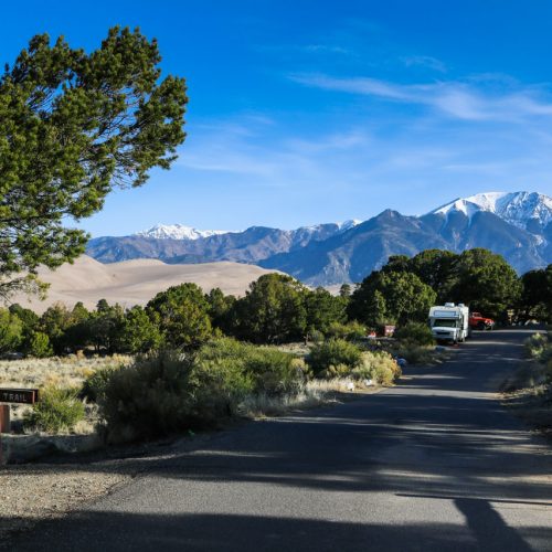 Pinon Flats Campground, Great Sand Dunes National Park, Colorado