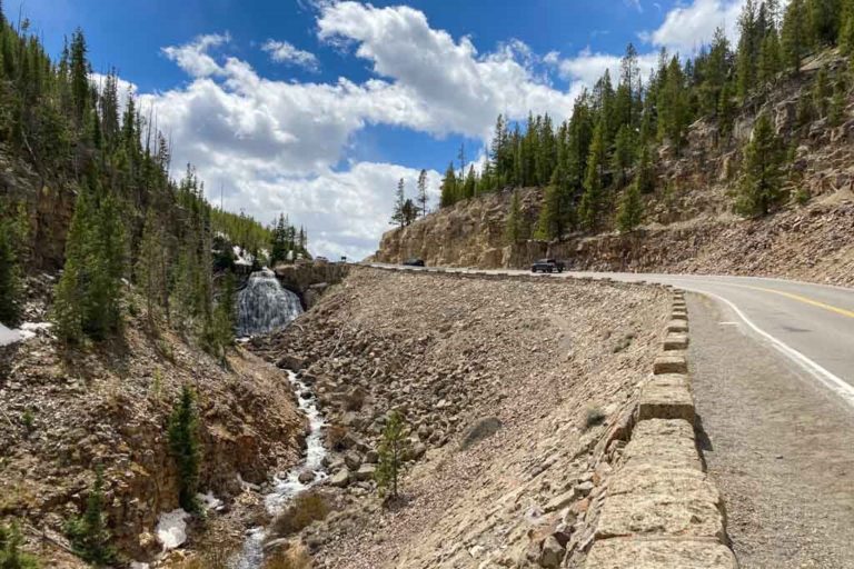 Rustic Falls at Golden Gate, Yellowstone National Park, Wyoming