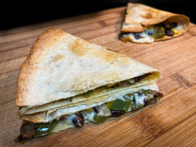 Big Bend National Park inspired Tex-Mex veggie quesadilla recipe