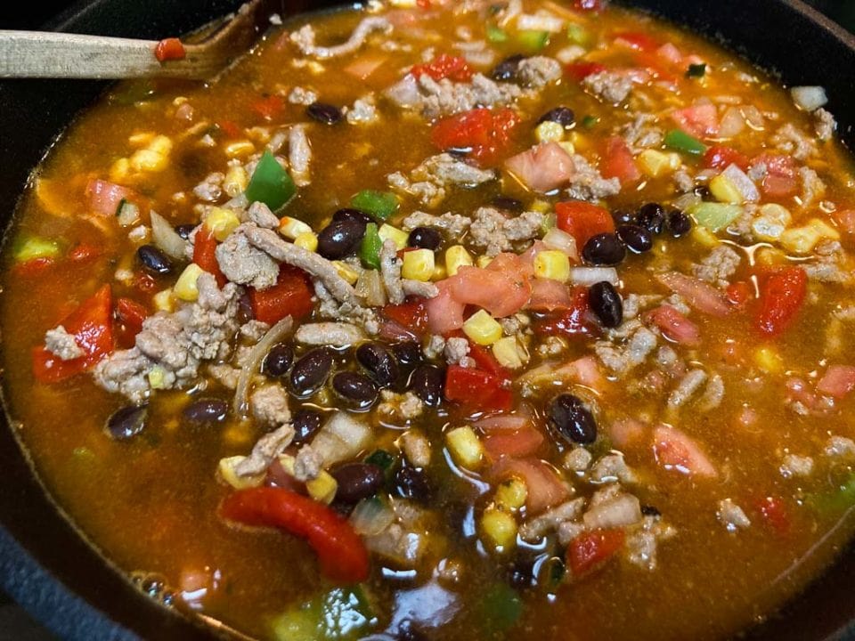 Ground Turkey Taco Soup Recipe (Petrified Forest National Park) - The ...