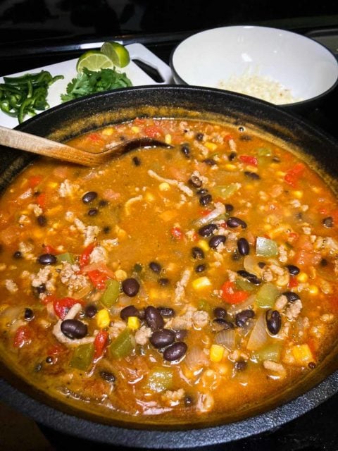 Ground Turkey Taco Soup Recipe (Petrified Forest National Park) - The ...