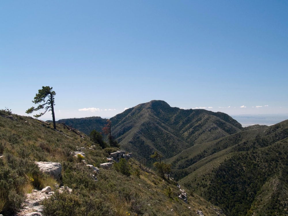 Guadalupe Peak in Guadalupe Mountains National Park, Texas - Image credit NPS