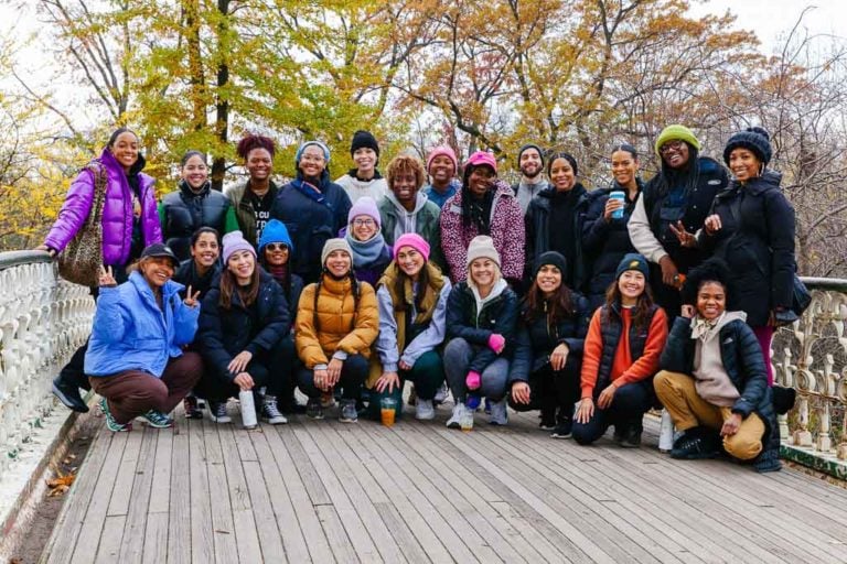 Group of BIPOC women hikers with Hike Clerb