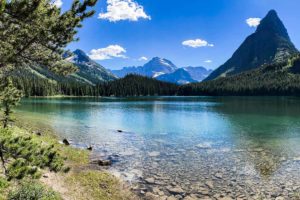 Swiftcurrent Lake at Many Glacier, Glacier National Park