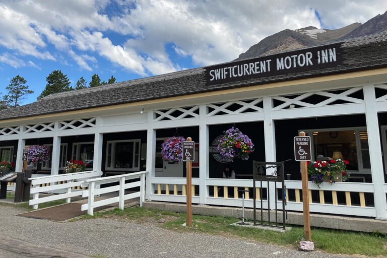 Swiftcurrent Motor Inn at Many Glacier, Glacier National Park