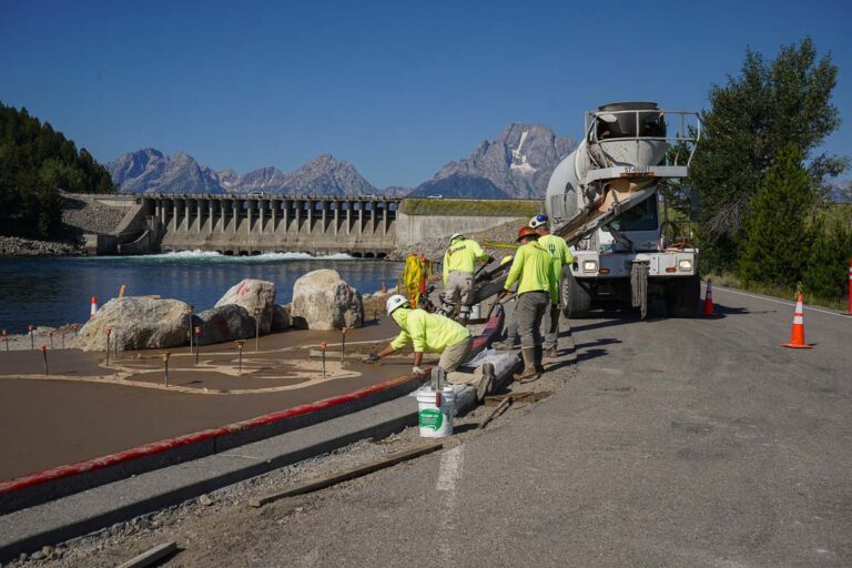 Jackson Lake Dam construction project will cause closures in Grand Teton National Park - Photo Credit NPS J. Bonney