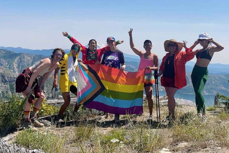 Group of Wild Diversity members in the outdoors