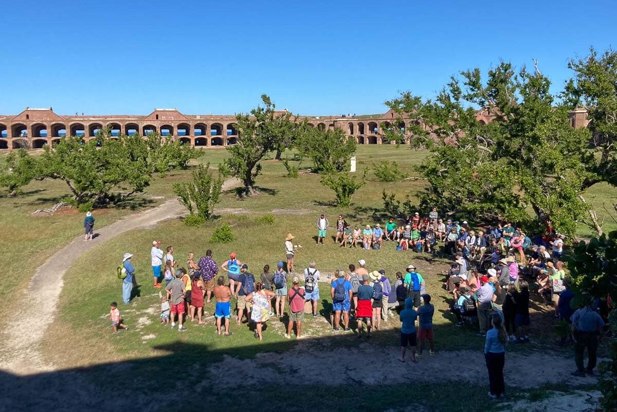 Guided tour of Fort Jefferson in Dry Tortugas National Park, Florida