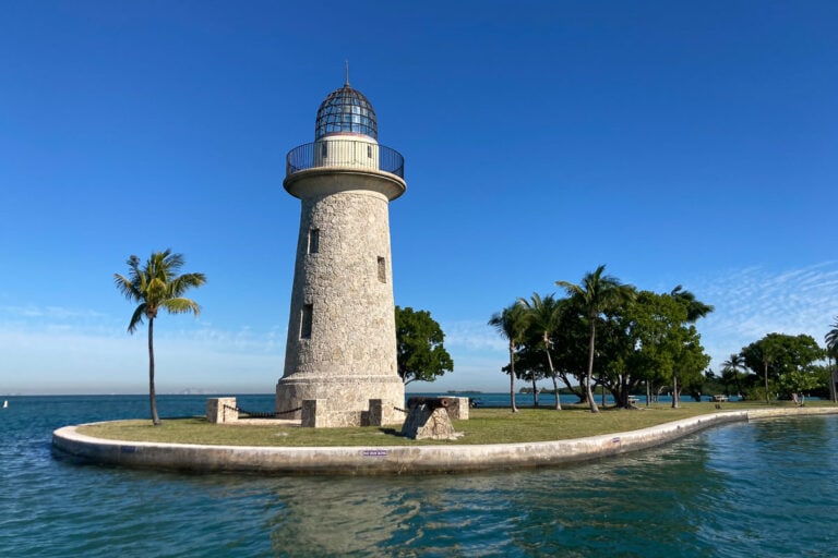 Boca Chita Key Lighthouse in Biscayne National Park, Florida