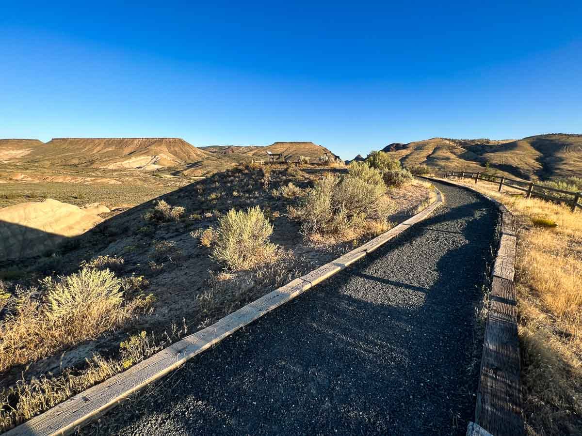 Mascall Formation Overlook trail at the Sheep Rock Unit of John Day Fossil Beds National Monument