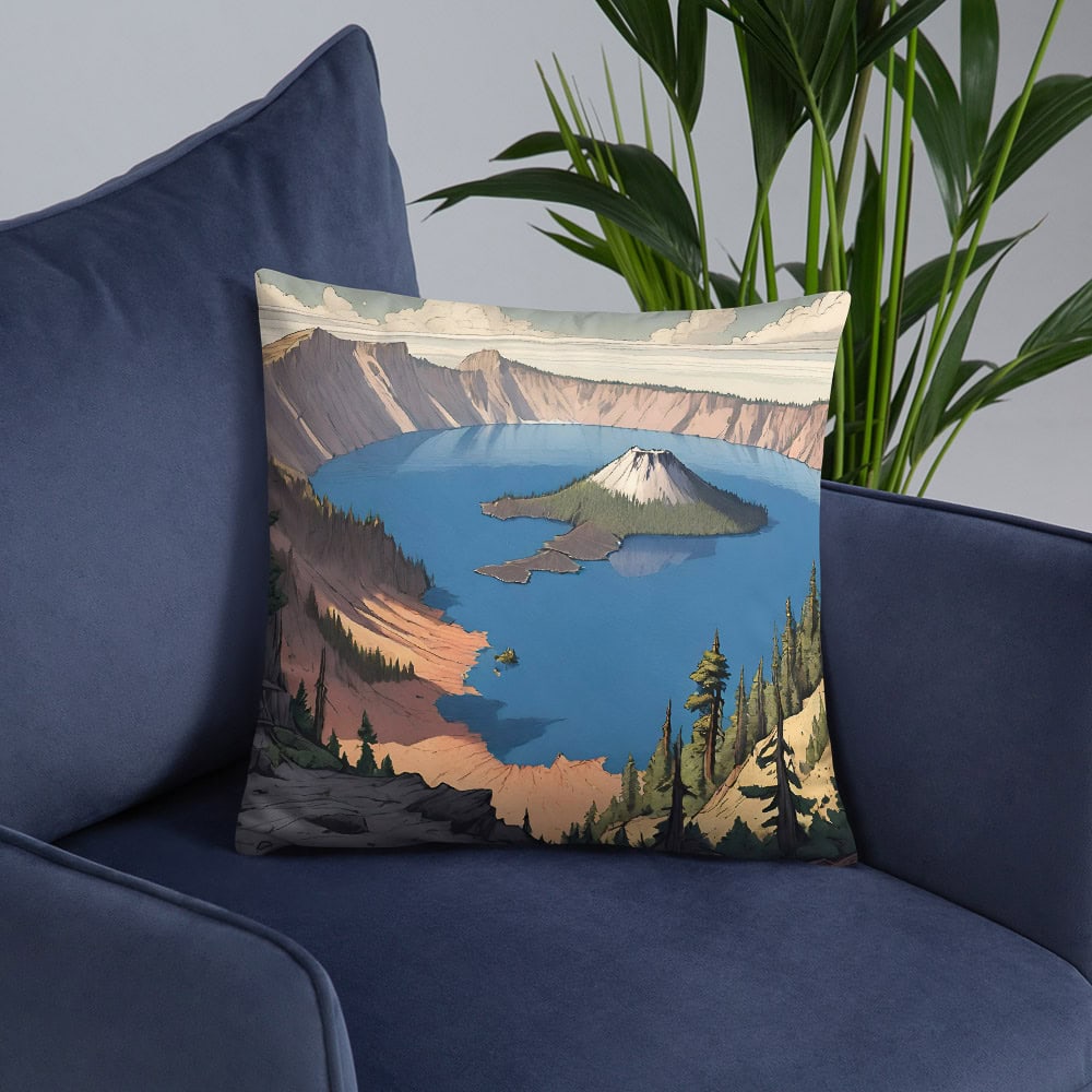 Crater Lake National Park Pillow