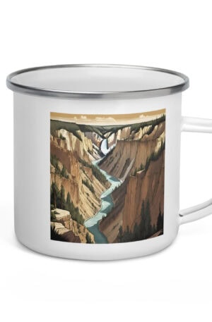 Yellowstone National Park Enamel Mug