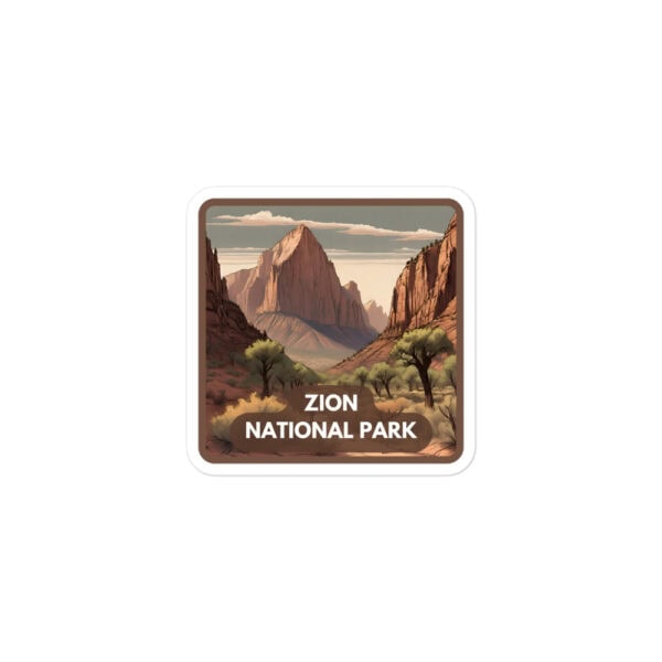 Zion National Park Sticker