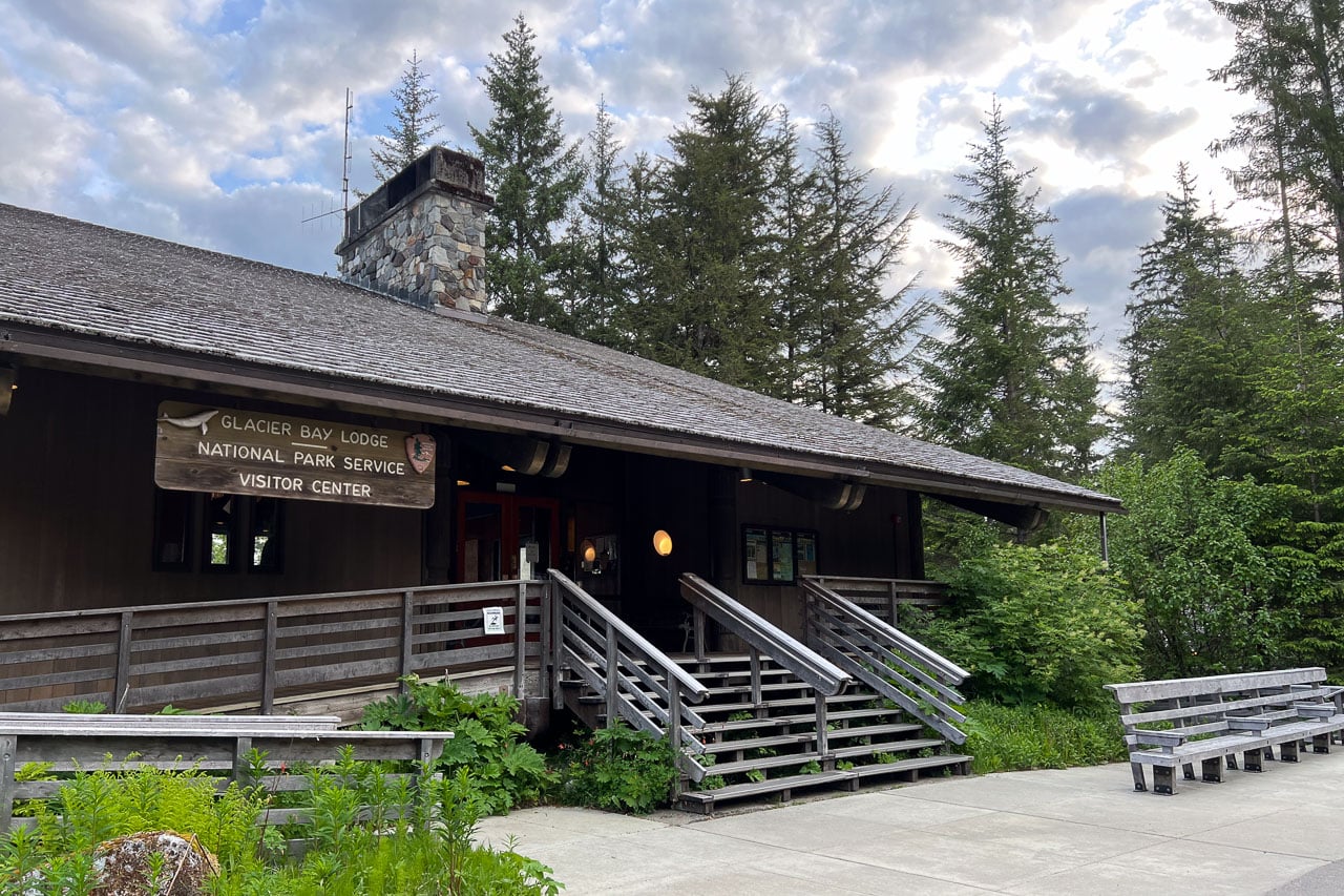 Glacier Bay Lodge entrance, Glacier Bay National Park