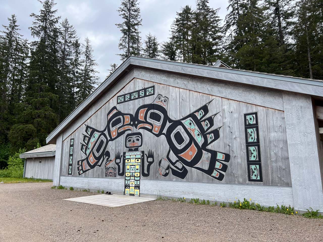 Huna Tribal House in Bartlett Cove, Glacier Bay National Park