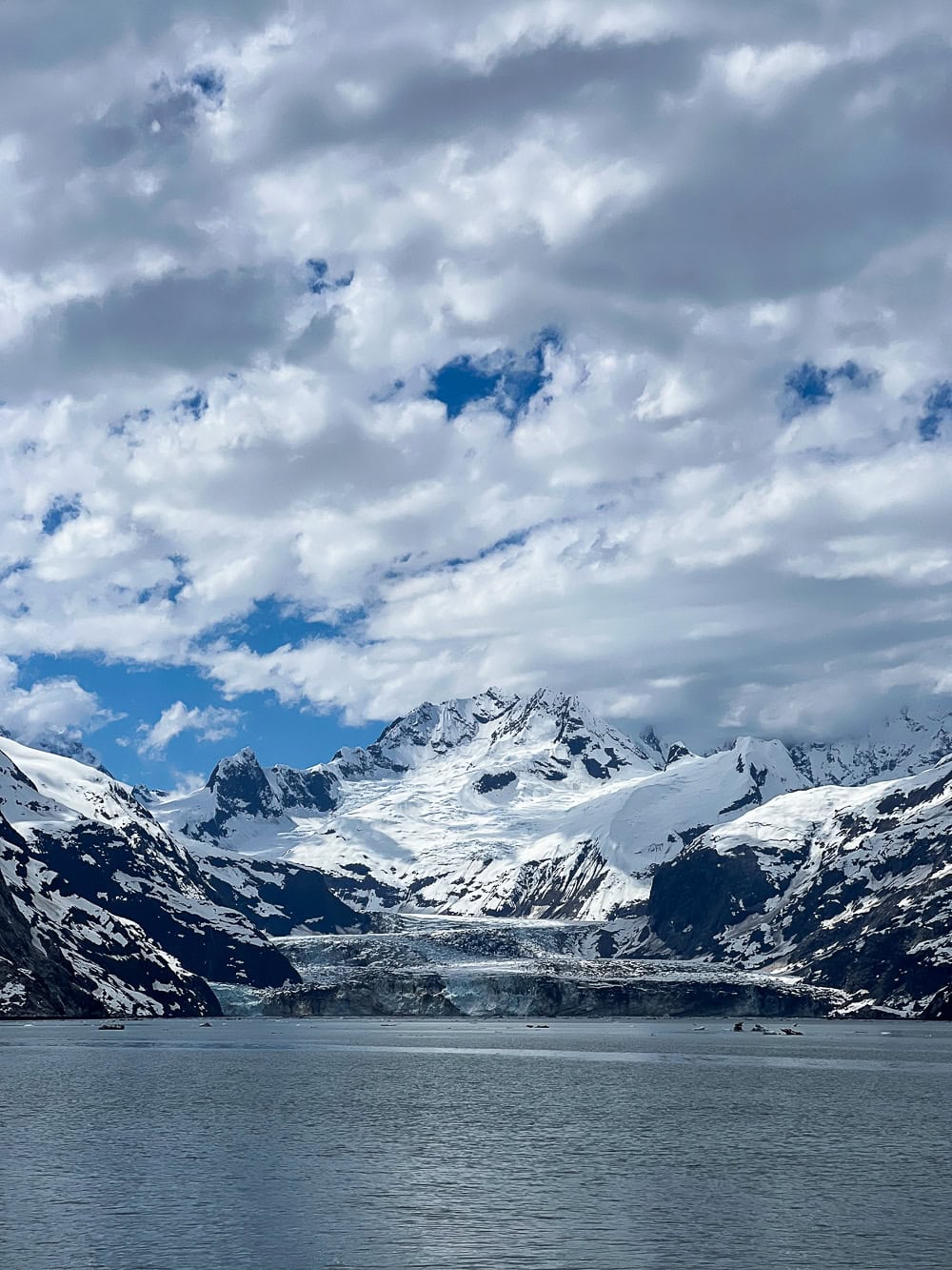 Johns Hopkins Glacier in Glacier Bay National Park, Alaska