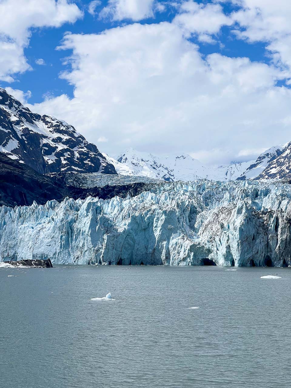 Margerie Glacier ice face in Glacier Bay National Park