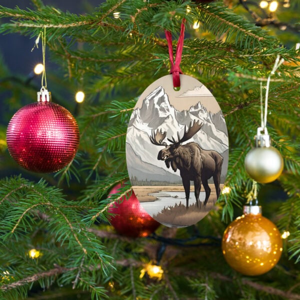 Grand Teton National Park Wooden Ornament