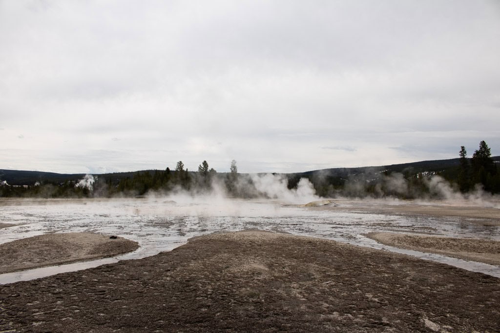 Daisy Geyser in Upper Geyser Basin, Yellowstone National Park