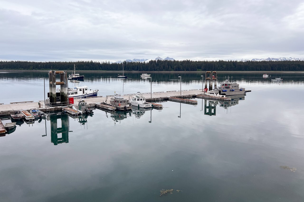 The public boat dock in Bartlett Cove is just a short walk from Glacier Bay Lodge and the visitor center - Image credit: Bram Reusen